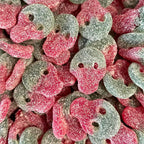 1 Pound Sour Swedish Skull Candy – Vegan Gummies – Imported From Sweden – Packaged by The Penny Candy Store (Sour Watermelon)