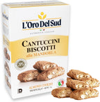 Traditional Almond Biscotti, Cantuccini d'Abruzzo, Italian Cookies made with real quality ingredients, 200 G, 7 oz, L'Oro del Sud