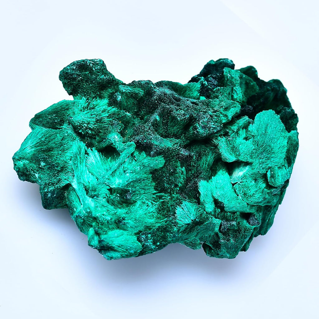 Natural Malachite Stone Crystals 0.11-0.22lb Malachite Raw Irregular Rough Mineral Specimen and Healing Crystal Gem Reiki Healing Home Decor Gift Box