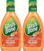 Wish-Bone Light Thousand Island Salad Dressing, 15 FL OZ (Pack of 2)