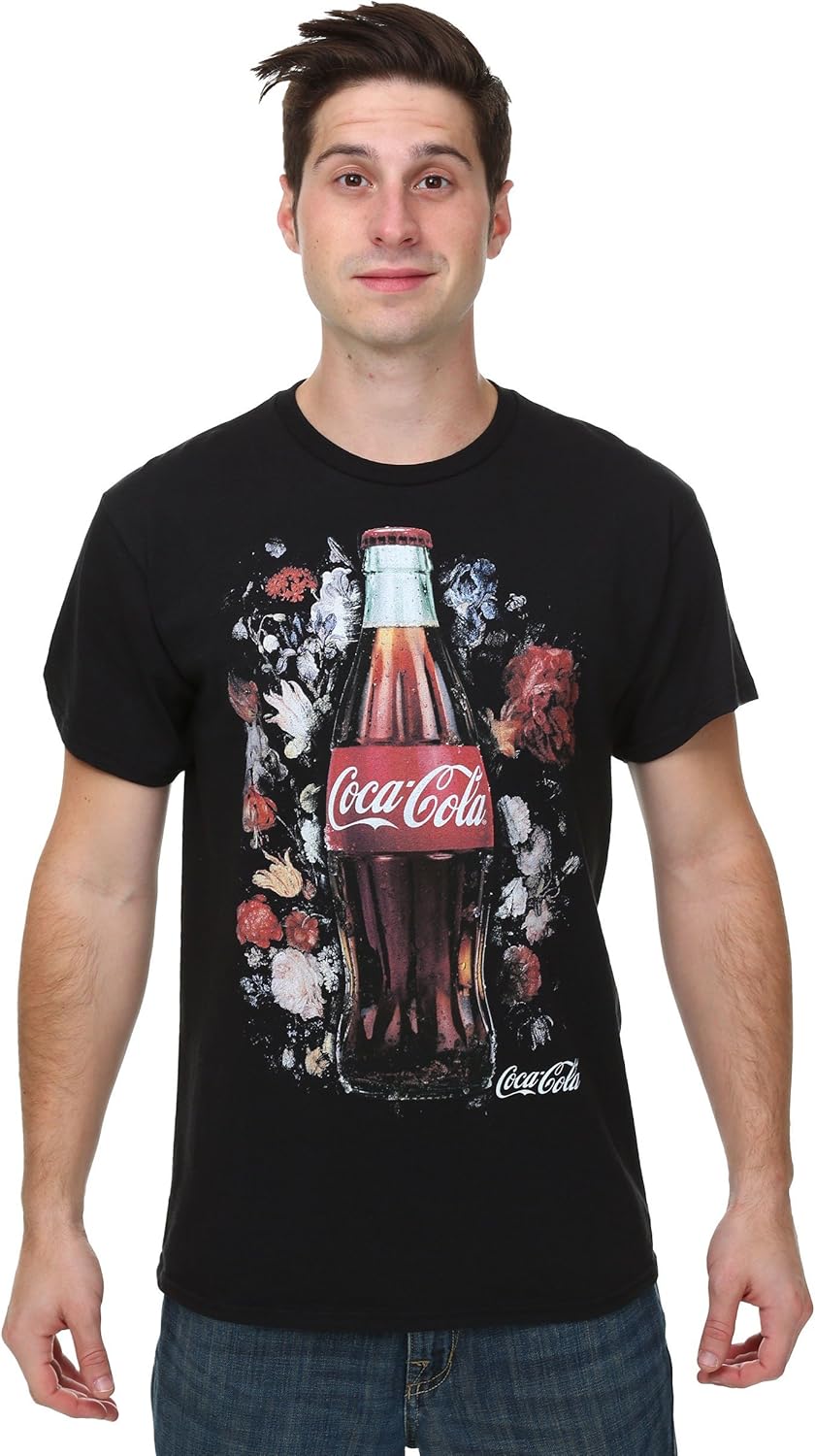 Coca-Cola Men's Bottled Film Coke Short Sleeve T-Shirt