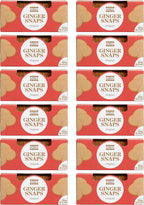 Nyakers Gingerbread Snaps Cookies - Finest Ginger Snaps Original Flavor Swedish Cookie | Perfect for Snacks On The Go | 150g - 5.3 oz | Pack of 12