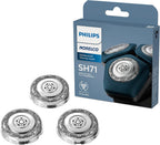 Philips Norelco Genuine SH71/52 Shaving Heads Compatible with Norelco Shaver Series 5000 Angular and 7000, Latest Version for Refreshed RQ12/70, RQ12/60, SH60/70, and SH70/70
