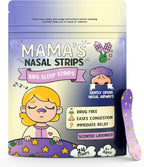 Mama's Lavender Kids Nose Strips for Breathing - Hypoallergenic and Soft, Nasal Strips for Snoring - Nose Tape for Nasal Congestion Relief - Clean, Safe Snore Stopper for Sleep - 24 Count, 5+ Ages