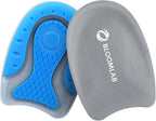 Premium Heel Pain Relief Gel Inserts – 2 Pack Shock-Absorbing Heel Cups for Plantar Fasciitis – Non-Slip Silicone Cushions for All Shoes & All-Day Comfort