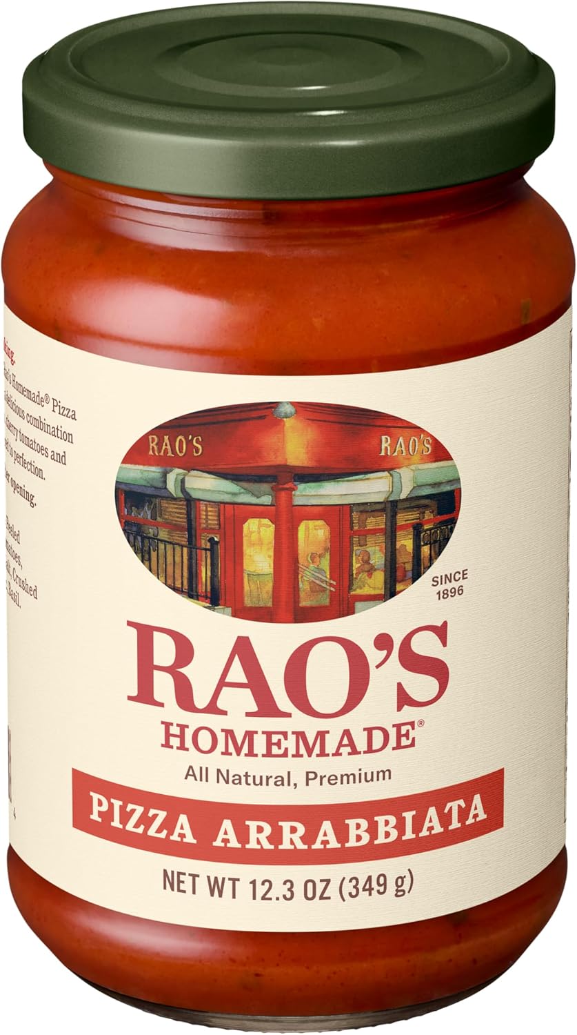 Rao's Homemade Arrabbiata Pizza Sauce Made with Italian Tomatoes, 12.3 oz