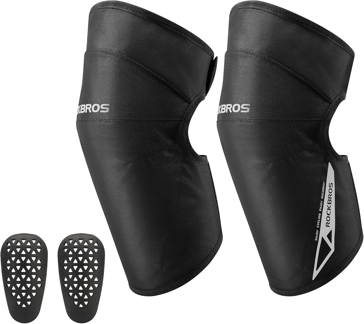 ROCKBROS Motorcycle Knee Pad Winter Leg Warmer Windproof Knee Warm Pad with EVA Protector for Motorcycle Skiing Snowmobile