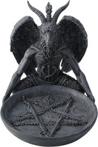 Veronese Design 5 3/4 Inch Baphomet Altar Offering Dish Stone Finish Resin Figurine