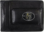 NHL Siskiyou Sports Mens Vegas Golden Knights Leather Cash & Cardholder One Size Black