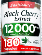 FITO MEDIC'S Lab | Black Cherry |180 Capsules | Cherry Pills | Black Cherry Capsules | Ultra high Absorption