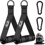 Heavy Duty Exercise Handles, Gym Cable Handles for Cable Machine Attachments, D Handle Cable Attachments, Handles for Resistance Bands, Workout Accessories, Fitness Equipment for Home Gym