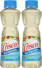 Crisco Pure Vegetable Oil,16 Fluid Ounce,(Pack of 2)