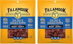 Tillamook Country Smoker Real Hardwood Smoked Beef Jerky, Sea Salt & Cracked Pepper, 2.5 Ounce (Pack of 2)