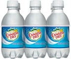 Canada Dry Club Soda, 10 fl oz plastic bottles, 6 pack
