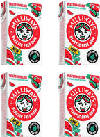 Milliways Watermelon | Plastic Free Gum | Xylitol, Aspartame-Free, Sugar-Free, Plant-Based, Natural Chewing Gum | 40 Pieces Total (4 Packs of 10 Pieces)