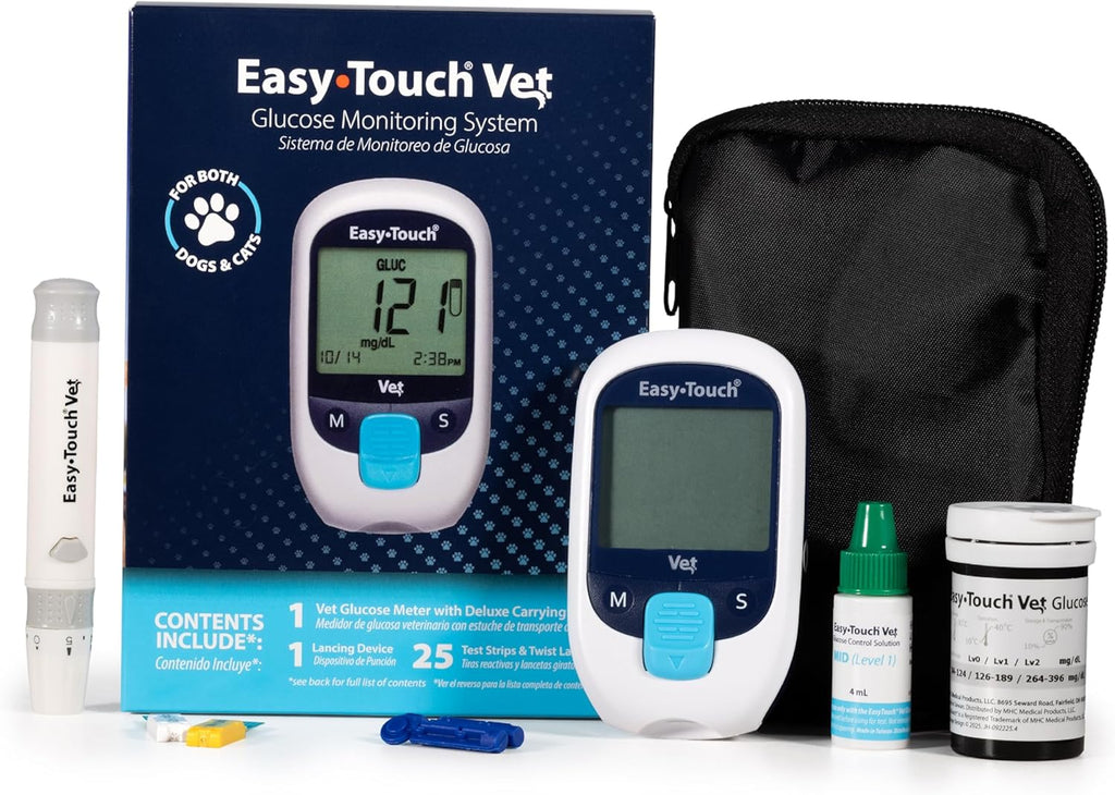 Easy Touch Pet Glucose Monitoring System for Dogs & Cats Starter Kit