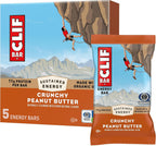 CLIF BAR - Energy Protein Bars - Crunchy Peanut Butter - Made with Organic Oats - Energy Bars - Non-GMO - (5 Pack)