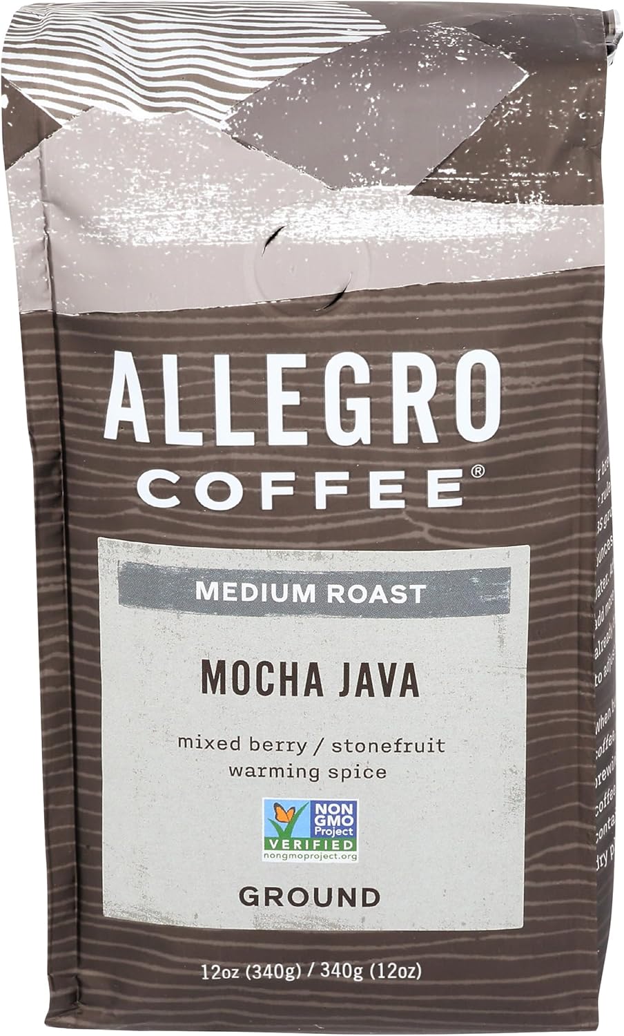 Allegro Coffee Mocha Java Ground Coffee, 12 oz