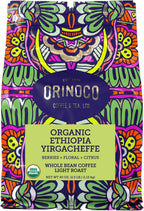 Orinoco Organic Ethiopian Yirgacheffe 2.5lb bag, Light Roast, Whole Bean Coffee, 100% Arabica beans…