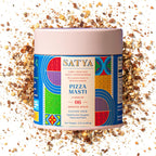 Satya Blends Italian Pizza Seasoning 2.12 Oz, Garlic Herb Italian Spice Blend, Vegan, Gluten Free, Low Sodium, Dye Free Pizza & Pasta Seasoning, Multipurpose Italian Seasoning for Pizza Pasta Sauce Vegetables Snacks in Reusable Tin