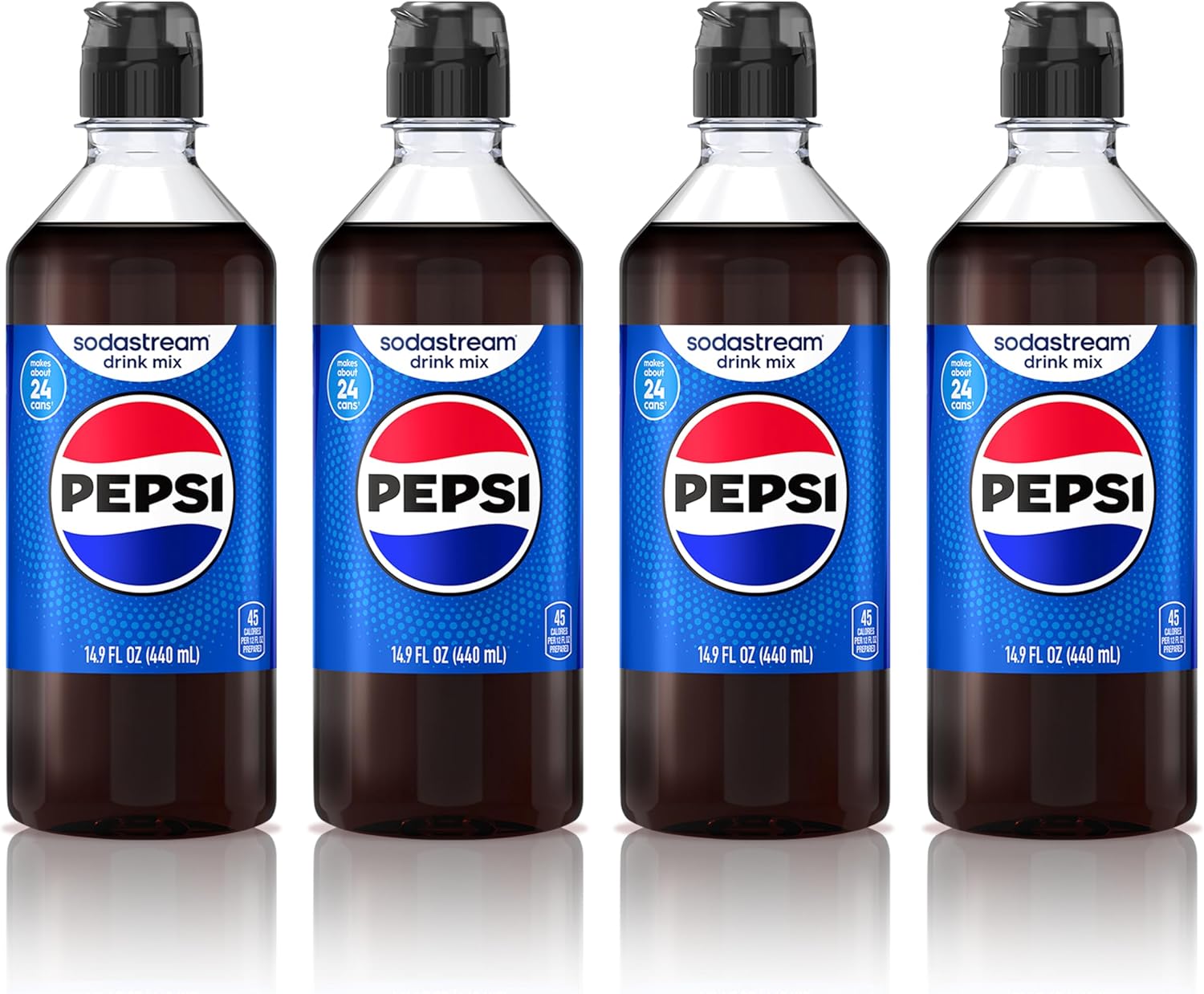 SodaStream® Pepsi® New Pour Bottle Beverage Mix 14.9 Fl Oz (Pack of 4)