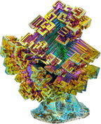 Natural Bismuth Ore,Rainbow Bismuth, Metal Crystal,Crystal Gifts,Mineral Specimen,Home Decoration,Rainbow Bismuth, Metal Crystal