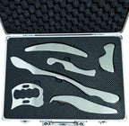 Stainless Steel Gua Sha Scraping Massage Tool Set(6pcs) Muscle Scraper IASTM Tools Great Soft Tissue Mobilization Tool Physical Therapy