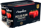 Napolina Peeled Plum Tomatoes in Tomato Juice (400g) - Pack of 6