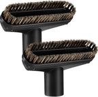 Honoson 2 Pcs 1-1/4 Vacuum Brush Attachment Square Horse Hair Vacuum Dusting Brush Hose Attachments Dust Tool Replacement 1.25 Soft Bristle Cleaner for Standard Hose