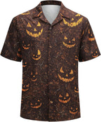 Populus 4th of July Hawaiian Shirts for Men, American Flag 250th Anniversary 1776-2026 Patriotic Button Up Outfits