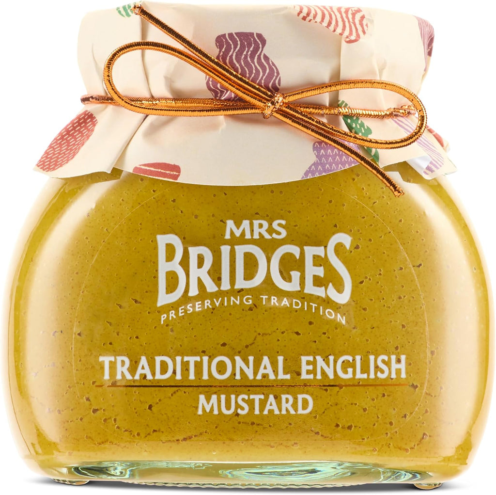 Mrs Bridges Traditional English Mustard, Made in Scotland, 7oz Jar (Pack of 1)