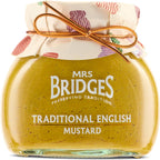 Mrs Bridges Traditional English Mustard, Made in Scotland, 7oz Jar (Pack of 1)