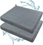 Shower Cushion, 2-Pack Bath Seat Cushions, Quick Drying and Easy to Clean, Made of Comfortable 4D Air Fiber Material, Portable and Removable, Suitable for Shower Chairs, Bathtubs and Pools