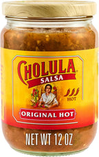Cholula Salsa, Original Hot, Spicy Salsa For Tacos, Enchiladas, Queso, Fajitas, Burritos, Nachos and More, 12 oz