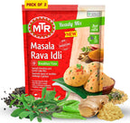 MTR Instant Masala Rava Idli Mix - Ready to Cook Authentic Indian Breakfast, Lunch, Dinner or Snack Meal - No Added Preservatives - A Quick & Easy Recipe Suitable for Vegetarians - (500g, Pack of 2)