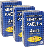 Aneto Seafood Paella Cooking Base Broth, 33.83 Fluid Ounce (3 Pack)