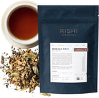 Rishi Tea Masala Chai Black Loose Leaf Tea Blend - Organic, Assam with Whole Spices, Energizing & Caffeinated - 4 Ounces, 9+ Servings