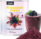 Black-berry Powder, Freeze Dried Blackberries Powder, Frozen Blackberries Powde r, 6.52OZ/185G No Sugar or Added, For Baking, Dressing, Smoothies, Beverages, Cereals, Yogurt