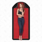 Body Red Light Therapy Mat,Extra-Wide LED Light Mat for Indoor Use, 1370 LED Lights, Surface with Adjustable Brightness Levels