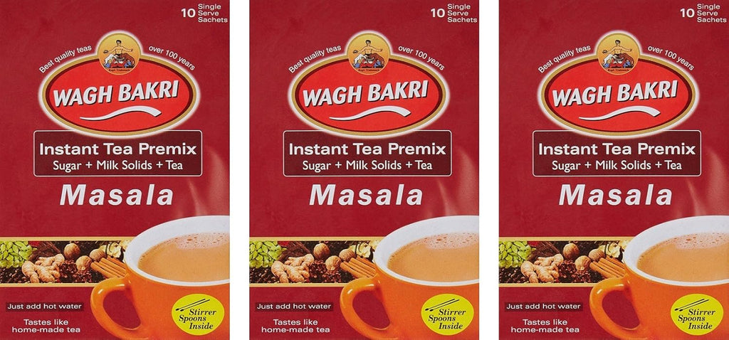Wagh Bakri Masala Instant Tea Premix 140g (Pack of 3)