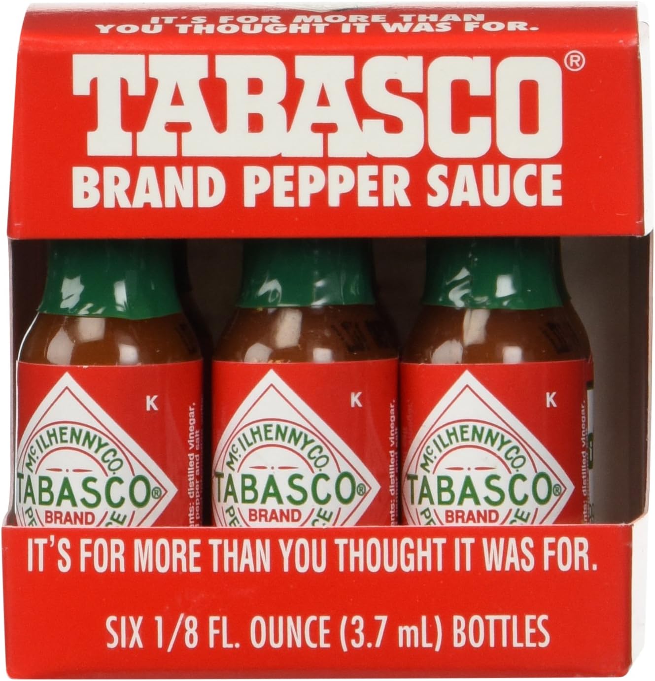 TABASCO brand Pepper Sauce "6-pack Miniatures" 1/8oz.