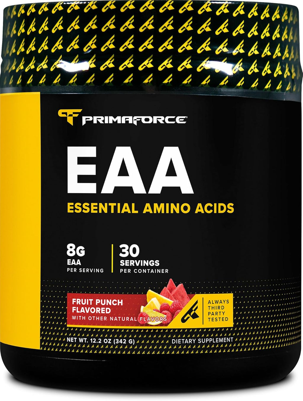 Primaforce EAA Powder (30 Servings, Fruit Punch Flavor) | Essential Amino Acids for Pre/Intra Workout and Recovery - Non-GMO and Gluten Free
