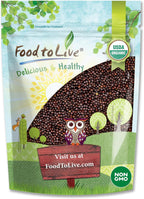 Food to Live Organic Brown Mustard Seeds, 12 Ounces – Non-GMO. Great for Sprouting, Pickling and Cooking. Non-irradiated. Bulk. Keto Friendly. Kosher