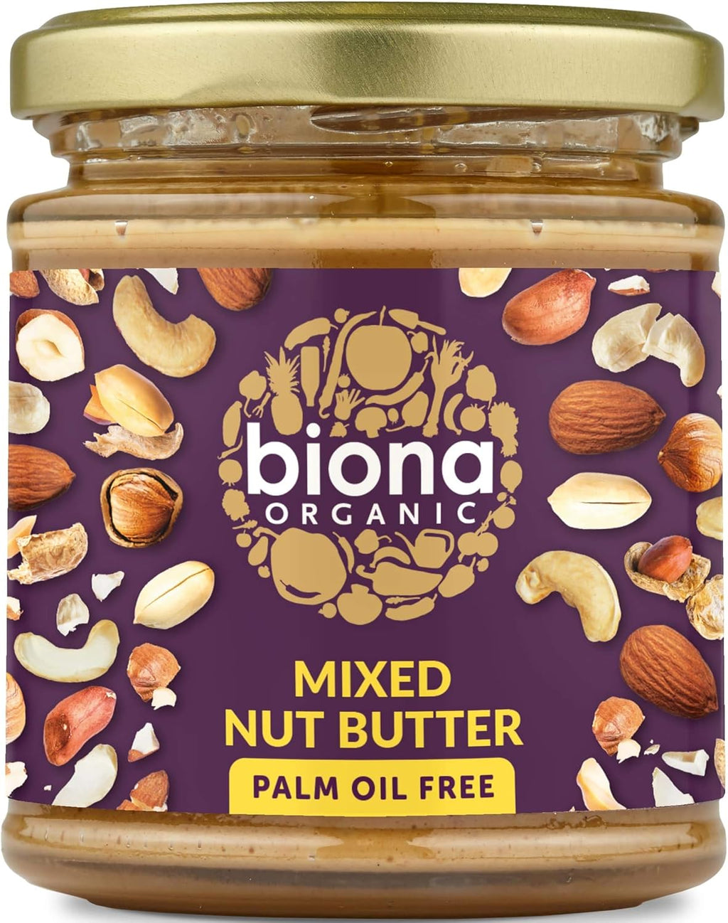 Biona Organic Mixed Nut Butter 170g - Pack of 6