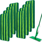 Mop Head Replacement for Libman Freedom Spray Mop - Washable Reusable Wet & Dry Cleaning - Microfiber Spray Mop Pads Refill for Multi-Surface Floor -8 Pack (Green）