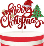 Santa's Christmas Tree Cake Topper - Children's Party Decorations