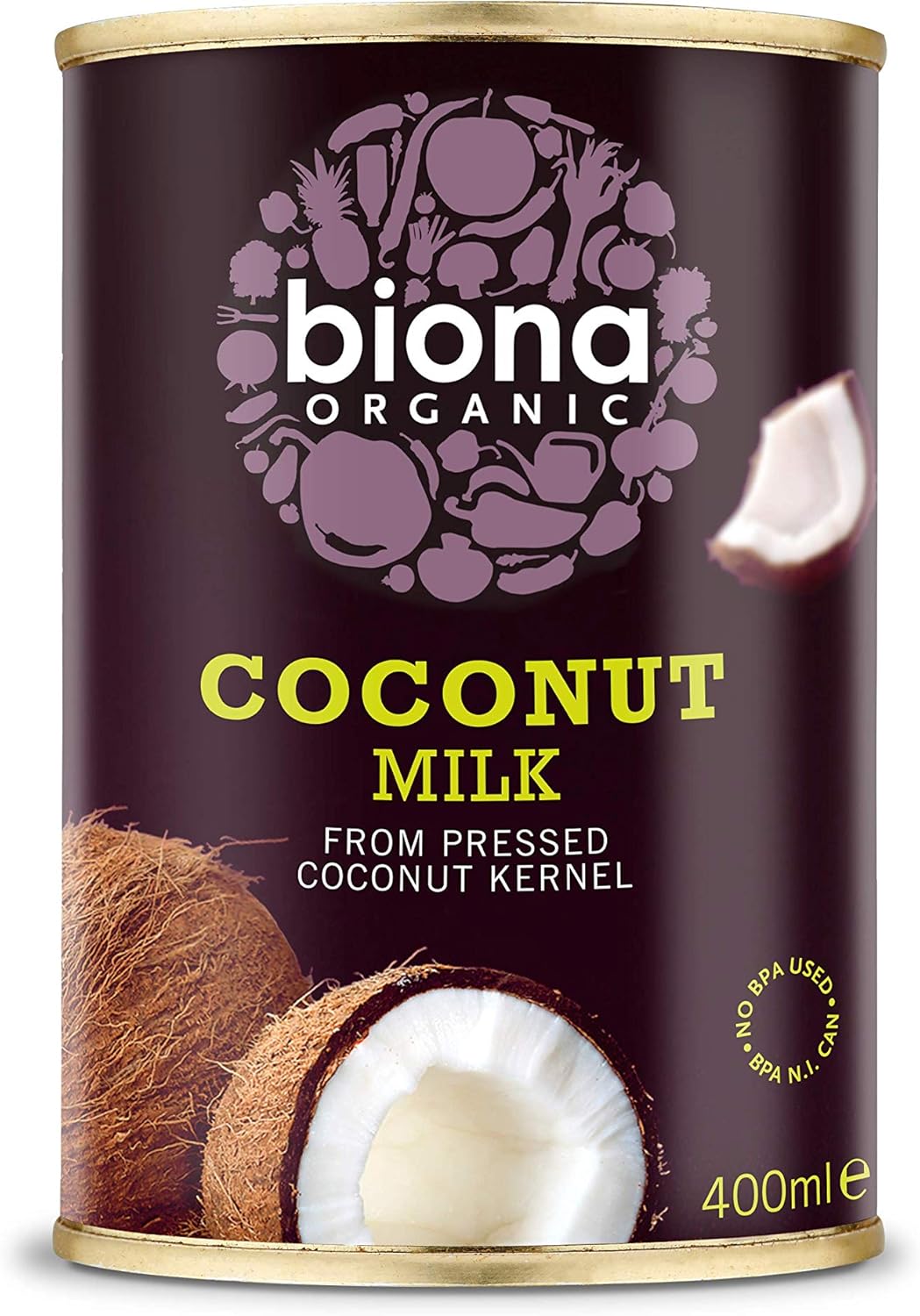 Biona Organic Coconut Milk 400ml-4 Pack