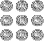 9 Pack SH70/71 Replacement Head Compatible with Philips Norelco Series 7000， Upgraded SH70/71 Compatibility Double blades for norelco 7000 replacement heads