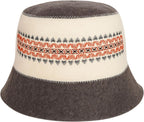 SHSH trade group Ukrainian Wool Sauna Hat Embroidered Ornament Vyshyvanka Ukraine Banya Bucket Sauna Hat for Women and Men Finnish Banya Cap