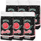 Camellia Brand Dried Black Beans, Frejoles Negros – Premium Non-GMO Black Turtle Beans for Soups, Chili, Tacos, Burritos, Rice & Peas, Latin & Southwestern Cooking – Gluten-Free, High Protein, Vegan & Vegetarian Friendly, 1 Pound (Pack of 6)